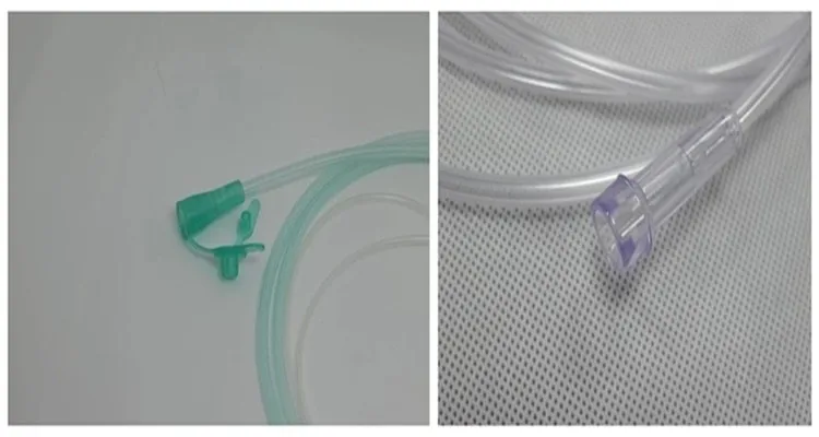 Single use PVC Oxygen nasal cannula tube for Infants, children and adults