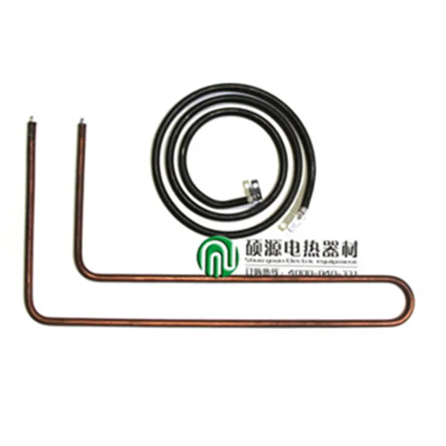 circle L-shaped electric coil heating element heat exchange equipment for popcorn machine