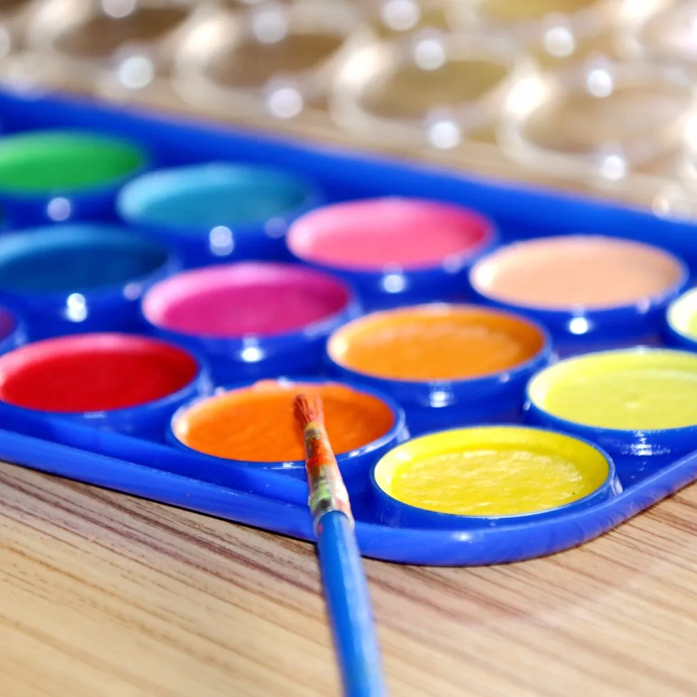 21 Colors Pearlescent Watercolor Paint Set for kids painting crafts