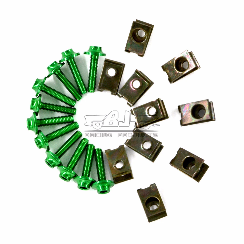 BJ-Screws-2004 M6 Allen Key Bolts and Nuts to Secure Motorcycle Fairings Bodywork Bumpers