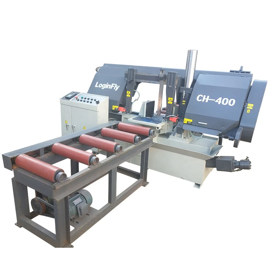 Semi Automatic Aluminium Cutting Band Saw Machine (CH-4060)