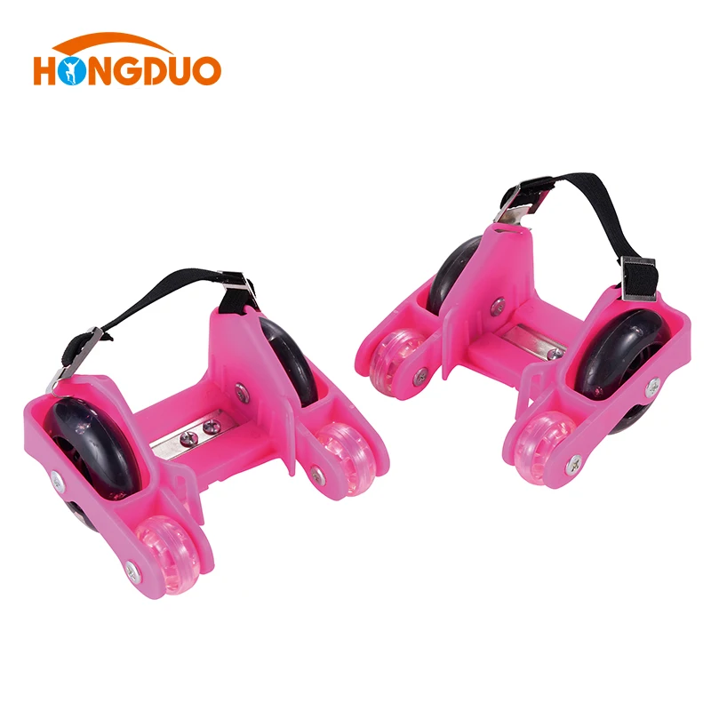 Children two wheel flashing roller skate