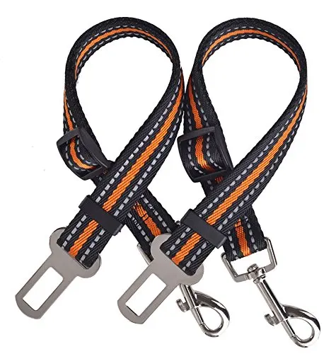 Wholesale Nylon Pet Dog Cat Car Seat Belt Adjustable Reflective Dog Safety Seat Belt