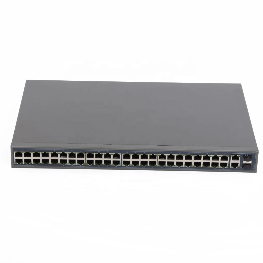 48 портов CCTV коммутатор Ethernet PoE SFP гигабитный В