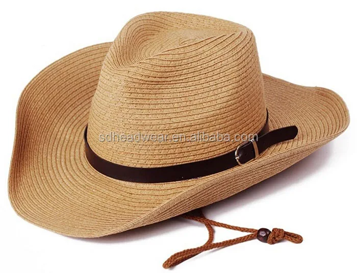 unisex cowboy hat straw hat bulk hard straw cowboy hats