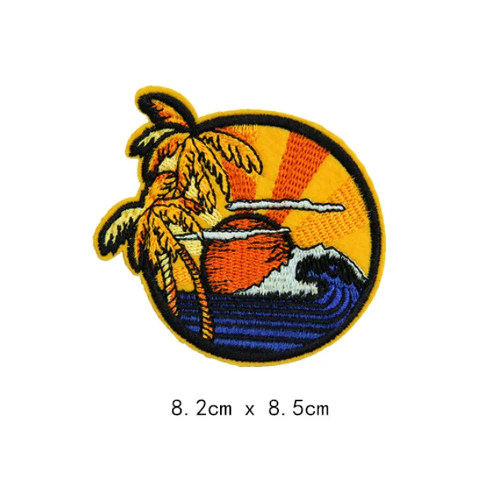 Impressionism patch Van Gogh embroidery patch iron on back for jacket jeans