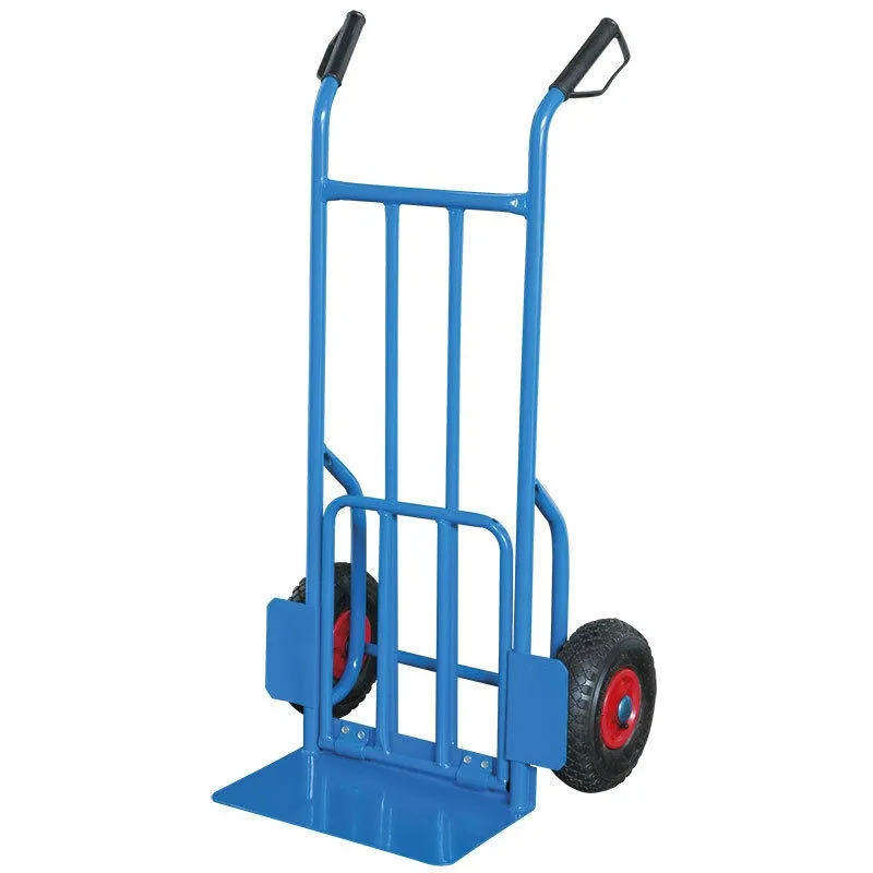 Sell well new type warehouse hand trolley heavy duty firewood cart with wheels