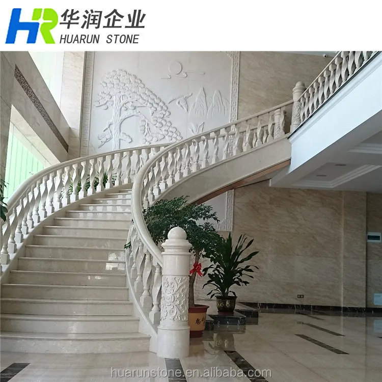 Stair/Staircase/Handrail/ Design Ottoman Beige Turkish Marble