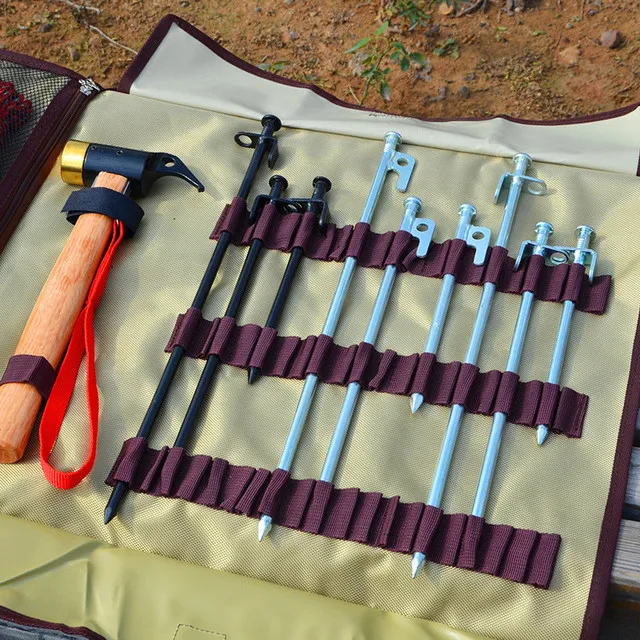 
White iron camping 20 cm peg, forging in high strength and over striking stake for desert, snow field and beach 