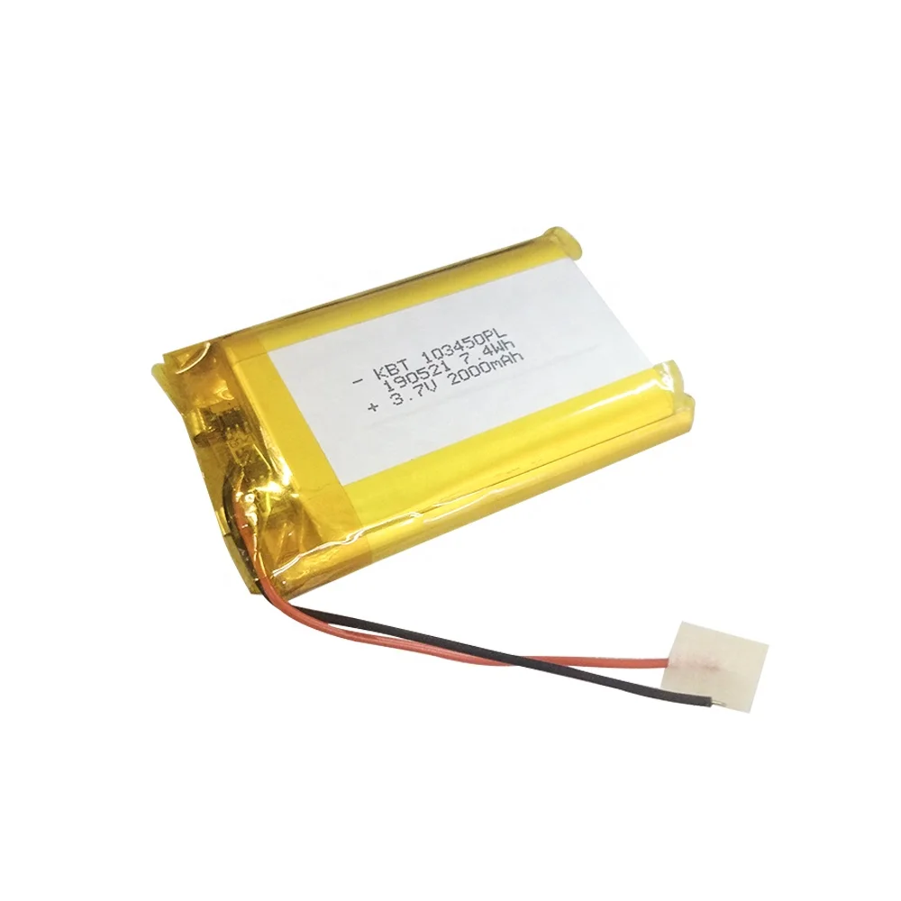 Kbt 3 7 v Заводская поставка полимерный литий-ионный аккумулятор 1800mah для цифрового портативного