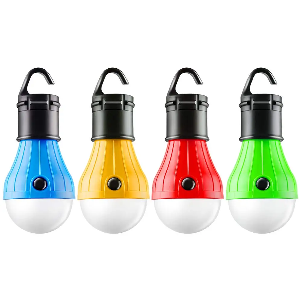 Lowest Price Portable Handy Led Bulb Light Waterproof Shockproof Tent Camping Lantern with Hook Hanging On Your Backpack