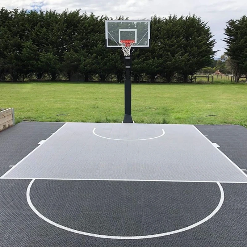 Outdoor pp interlocking sports court tiles outdoor court floor