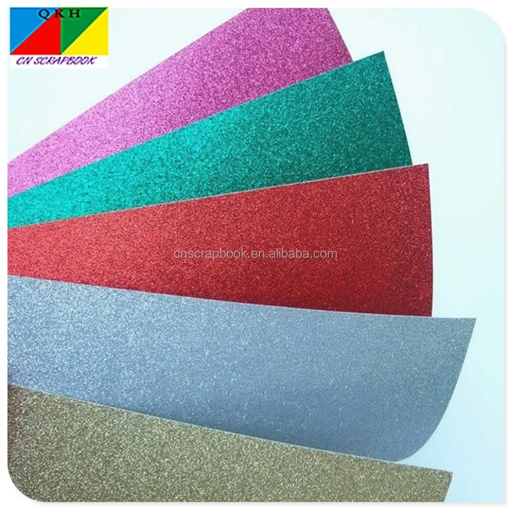 
silver glitter paper/glitter cardboard 