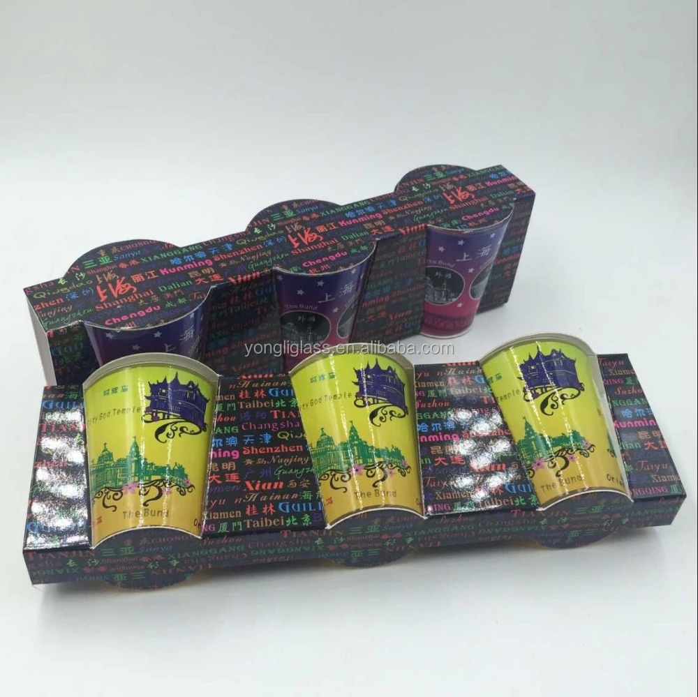 Wholesale High Quality Custom Shot Glasses / Souvenir Shot Glasses / fancy shot glass
