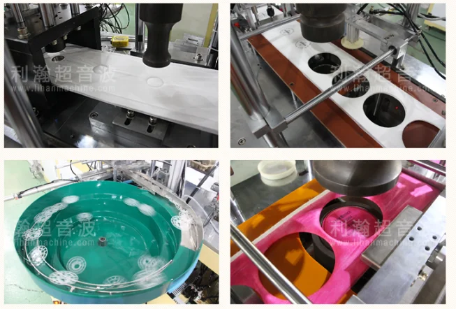 FFP Respirator Exhaust Filter Element Making Machine Ultrasonic Auto Half Face Mask Filter Manufacturing Machine