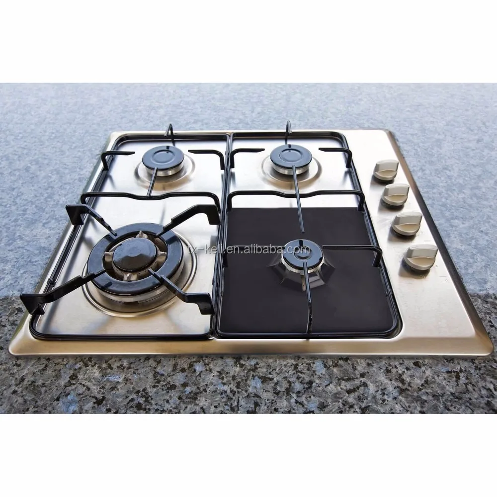 10.6X10.6 двойной толщины 0,2 мм с антипригарным покрытием быстрая чистая печь из нержавеющей стали газовая плита протекторы вкладыш многоразовая плита горелки крышки