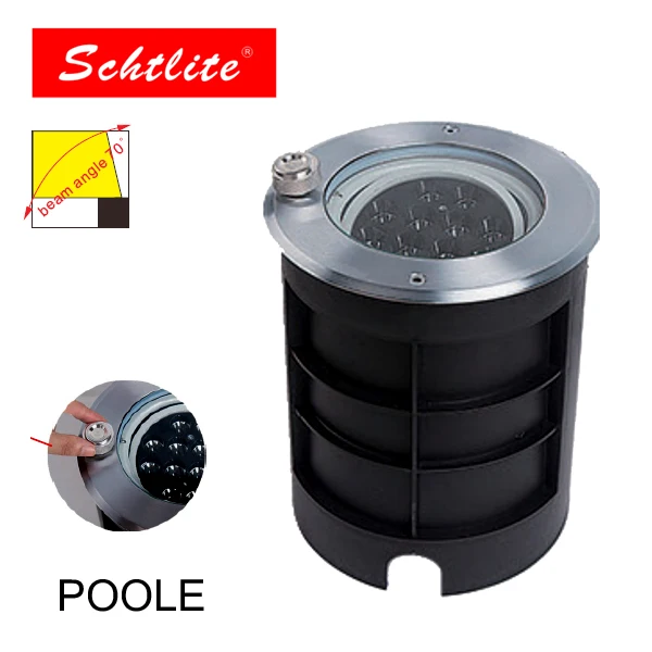
POOLE lampholder adjustable underground led light 