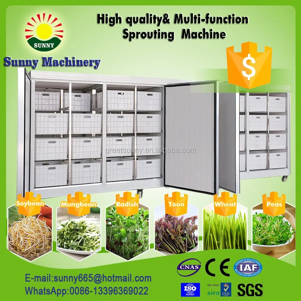 
Seed germination equipment, cattle and sheep feed, alfalfa growth equipment ean Sprout Growing System 