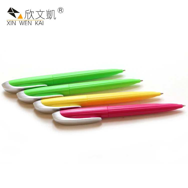 
New Design Stationery Promotion Plastic Writing Ballpoint Pens With Clip ballpen w design 
