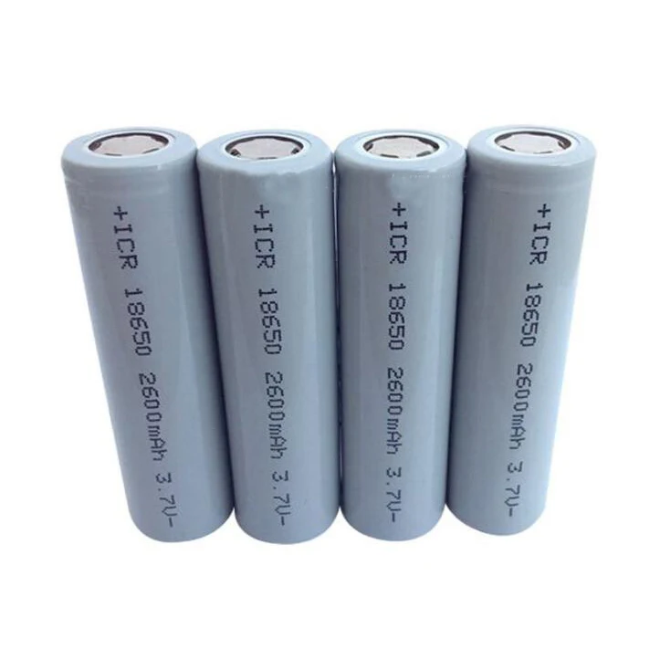 
ICR 18650 battery 3.7v 2600mAh lithium-ion battery cell 