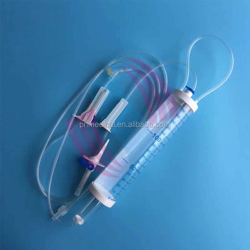 China manufacturer medical pediatric pvc burette iv infusion set 150ml