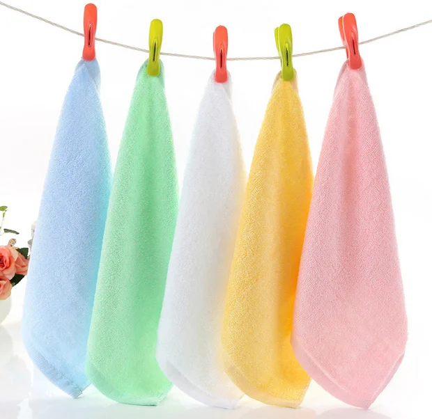 Custom box packing bamboo baby washcloth towel