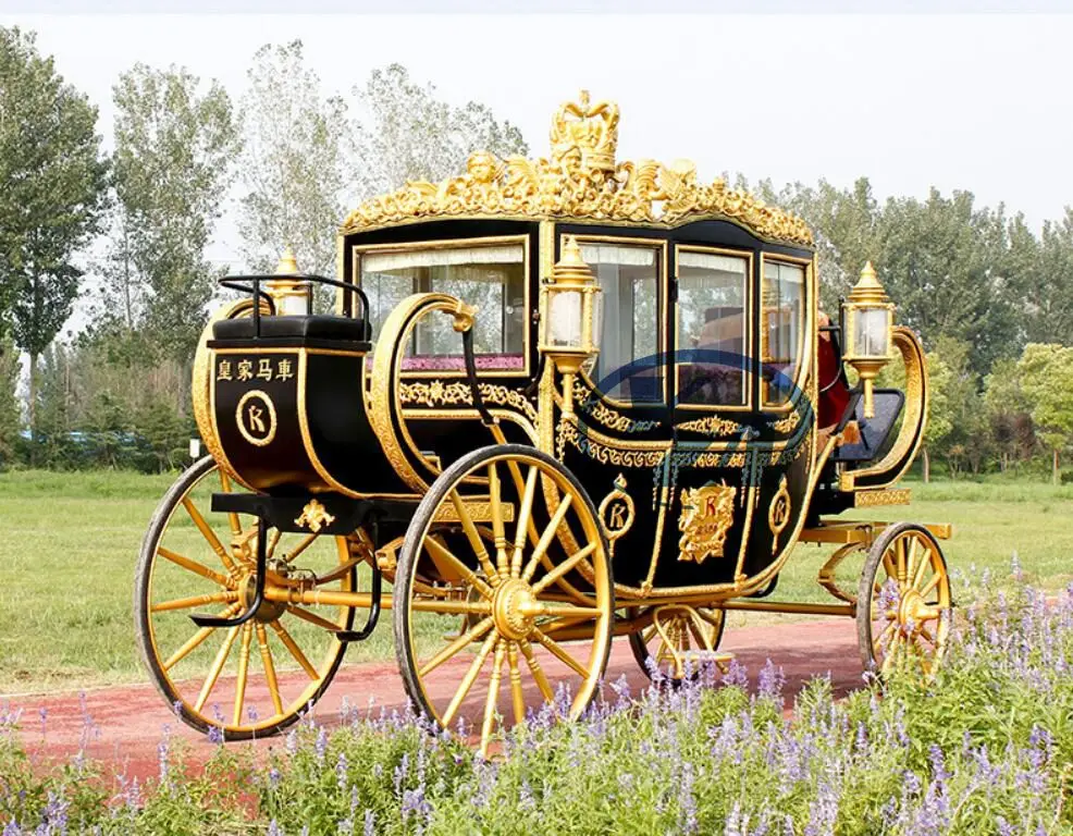 
Royal horse carriage Luxurious carriage can be customized 