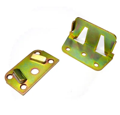 Taiwan Company Iron Zinc  Furniture Bed Connector