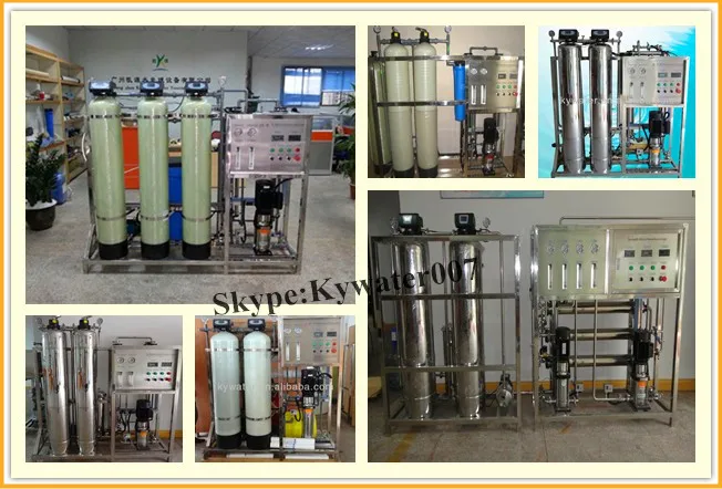 Factory Reverse Osmosis Sachet Water Plant 0.5T/L Manual Flush RO Water Desalination Treatment Machine