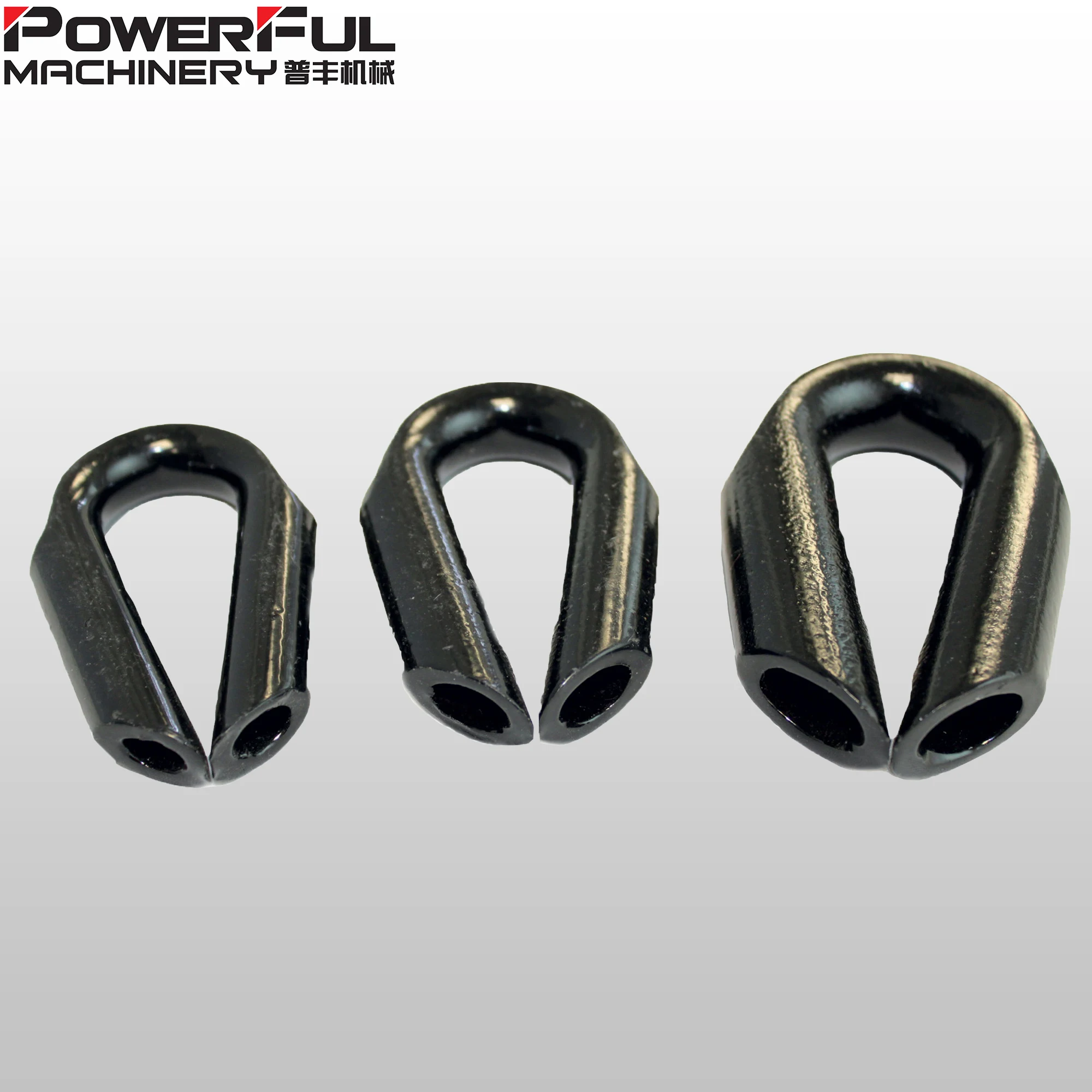 stainless steel polished tube thimble for wire rope with gusset