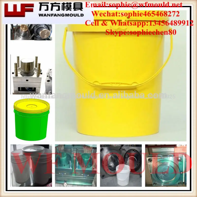 продукции литья пластмасс краска ведро формы/пластиковых инъекций с краской изготовления пресс-форм в