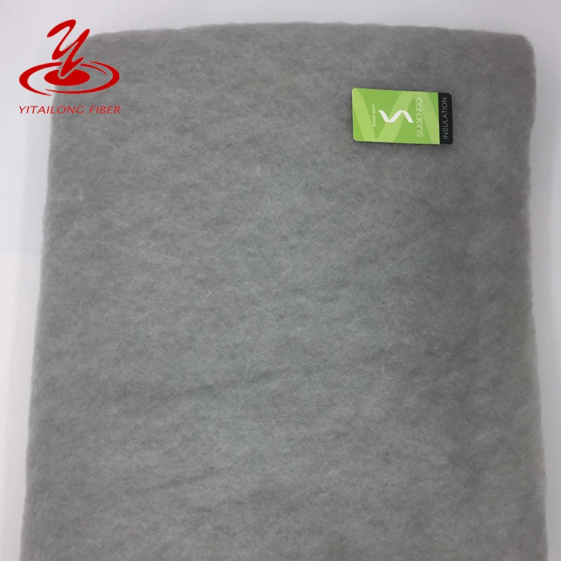 SUGENRO Graphene Wadding Polyester Fiber Graphene,100% Polyester Staple Virgin Textile Quilting Soft and Warmth Solid 32mm-102mm