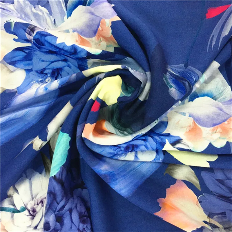 
Wholesale high quality cheap digital printing organic cotton jersey knit waffle fabric for bedding 