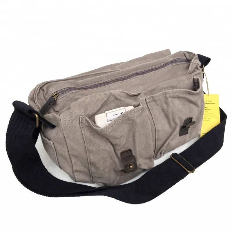 2361 Washed Casual Canvas Men Cross Body Messenger Bags Crossbody Bags for men