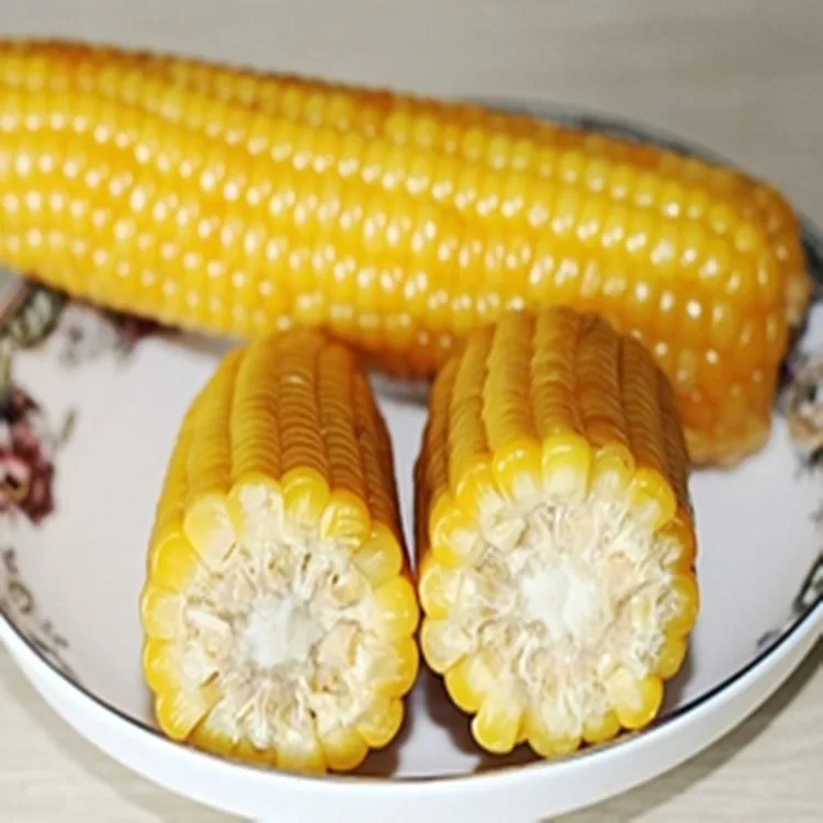 Свежие кукурузные кобры, желтая замороженная кукуруза