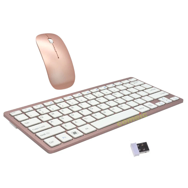 Mini 2.4G wireless wifi rubber wireless keyboard and mouse combo