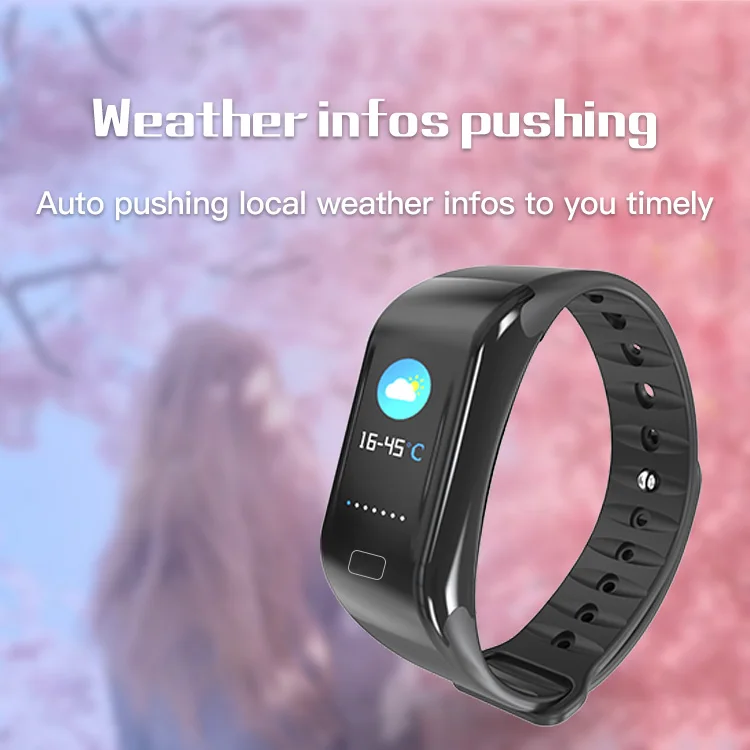 Водонепроницаемый наручный браслет forcast с цветным экраном, фитнес-трекер кислорода, напоминание о звонках для IOS и Android смартфонов