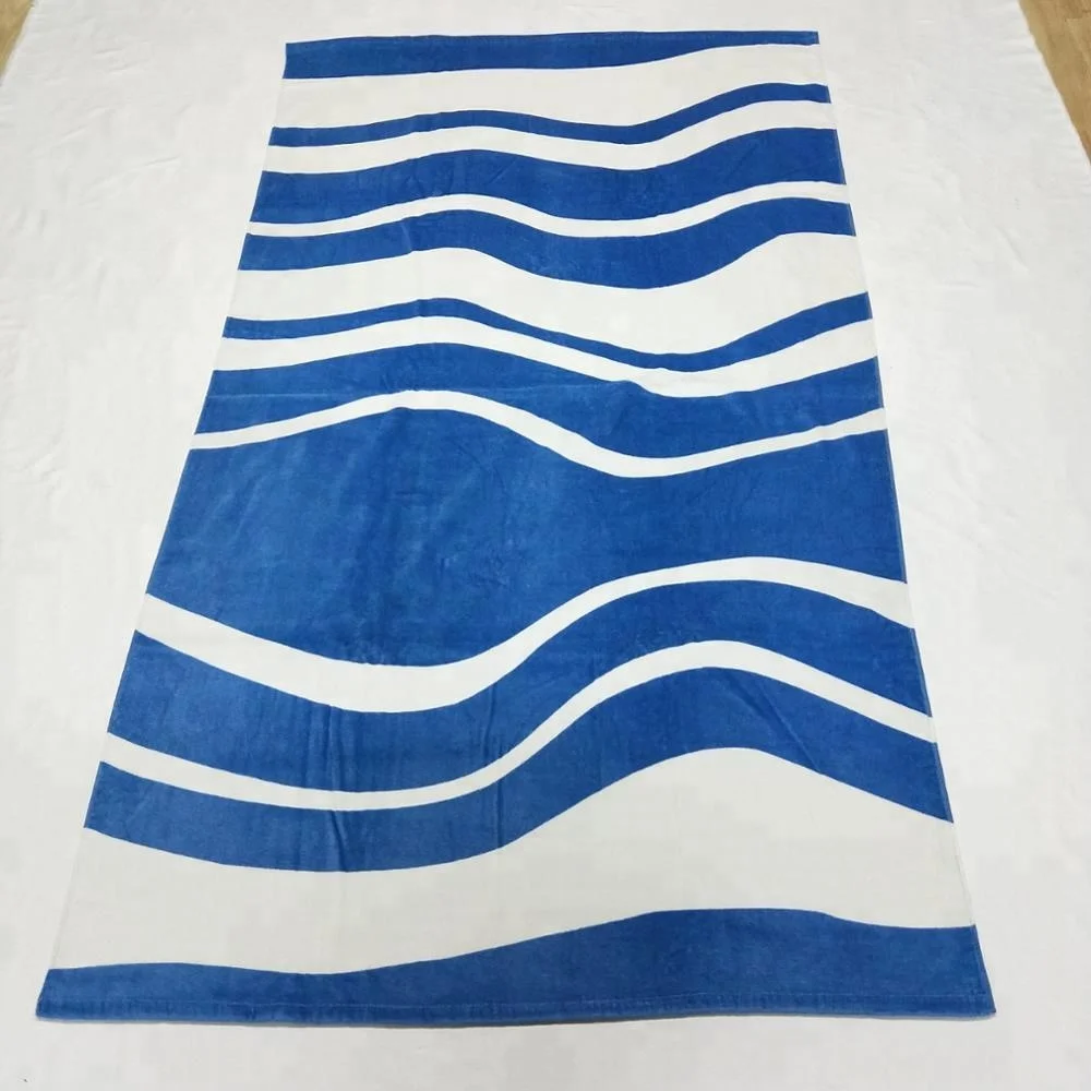 
100% Cotton Terry Cut Velour Beach Changing Towel Price Kg 