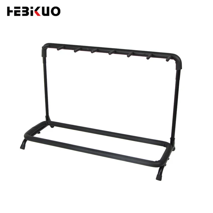 Wholesale 7 pcs multiple acoustic guitar display rack stand