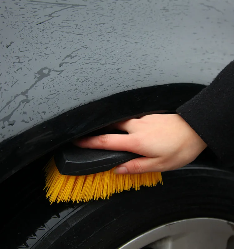 PP пластиковые кисть для очистки колеса автомобиля