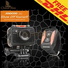 Original SOOCOO S60 1080P Sports Action Video Camera Waterproof 60m SOS Anti- Shake 170 Degree Wide Angle WiFi 1.5 ” LCD Camera