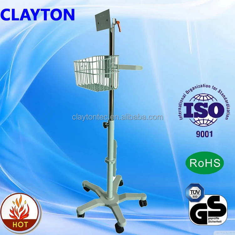 Medical trolley/cart for Edan M3 vital signs patient monitor