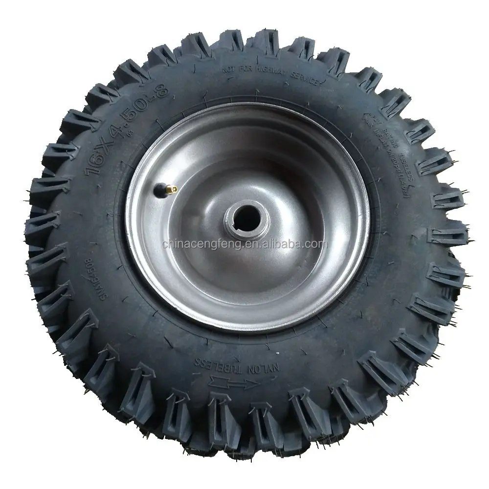 snow blower tire 4.80/4.00-8 tubeless ATV tire pneumatic rubber wheel 16x4.50-8