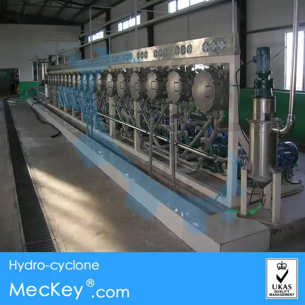 Potato starch production plant