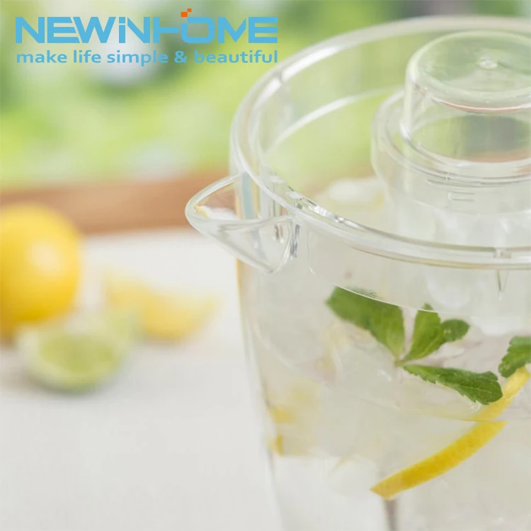 Beverage Fruit Infusion Flavor Wholesale Ice Tea PS Plastic Pitcher