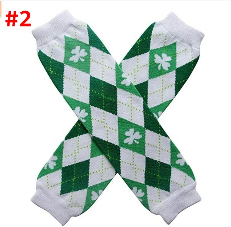 Four leaf clover design toddler safety knee pads baby legwarmer baby leg warmer