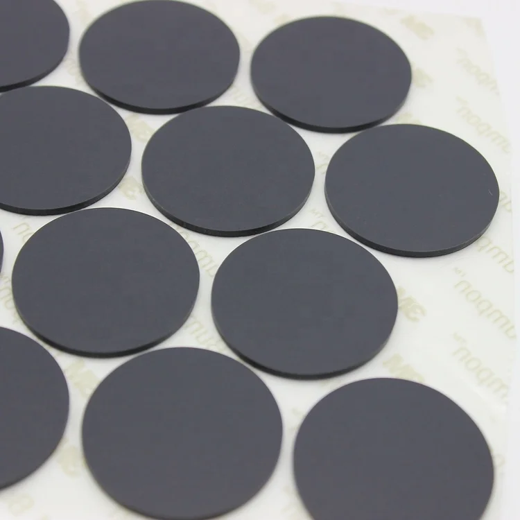 Custom 3M  High Adhesive Bumpon Rubber Black  Silicon Rubber For Various Application