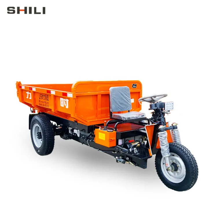 Electric Cargo Tricycle with Cabin
