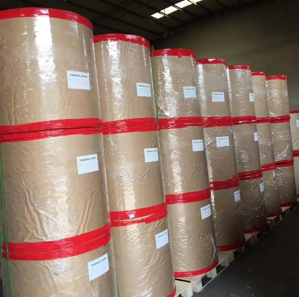 55gsm 800mm x 6000m jumbo thermal paper rolls