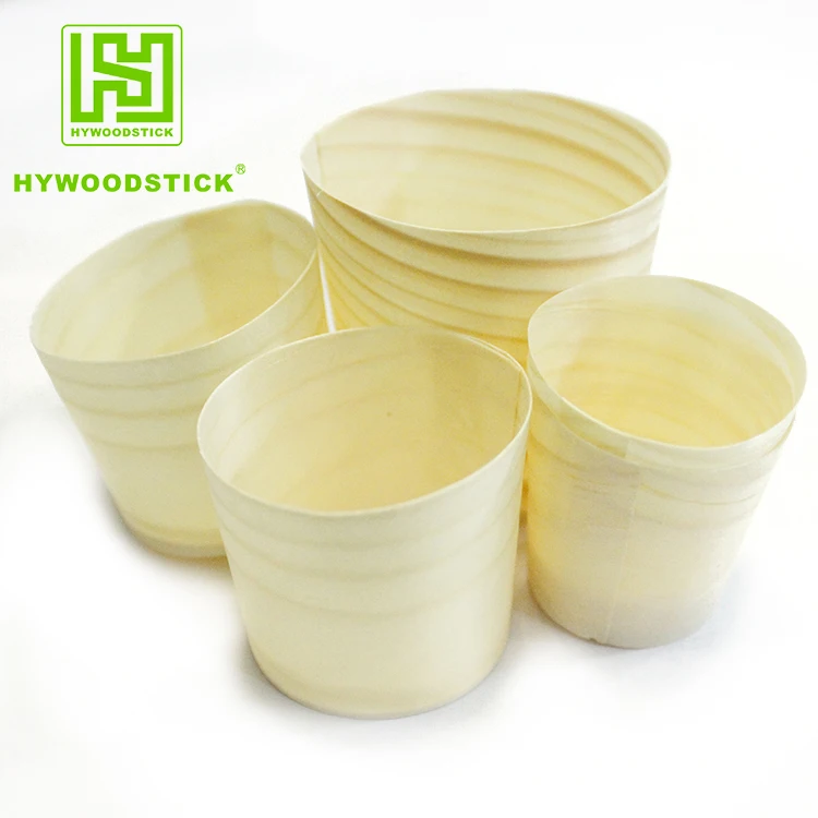 Restaurant & Hotel Wood One-off Table Grain Oats Cheese Cake Cup Food Take Away Box Biodegradable